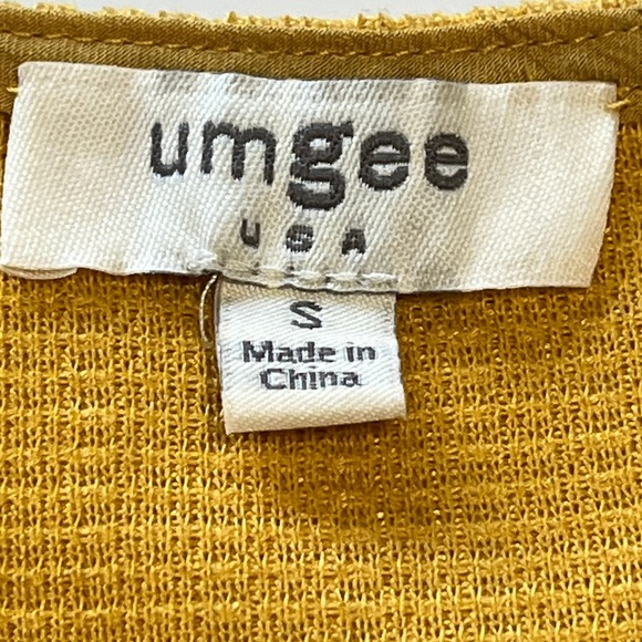 Umgee‎ Waffle Knit Button Down Top Oversized Long Sleeve Shacket Size S Jacket - Picture 8 of 10